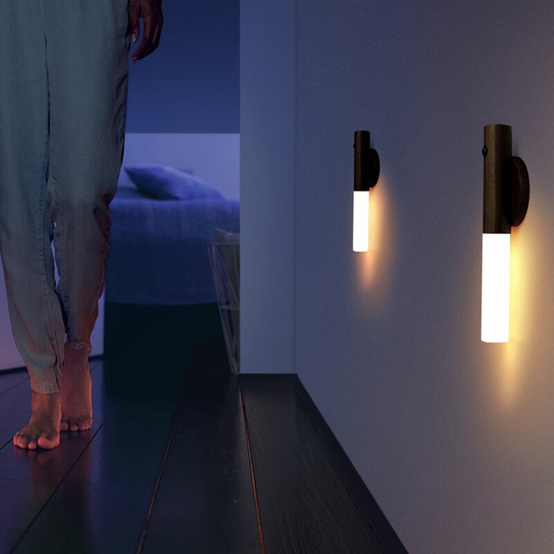 ✨ Walnoothout Motion Sensor Night Light – High-End Aesthetics, Magnetic & Energy-Saving (Designer Lighting for Stylish Interiors & Safe Navigation!)