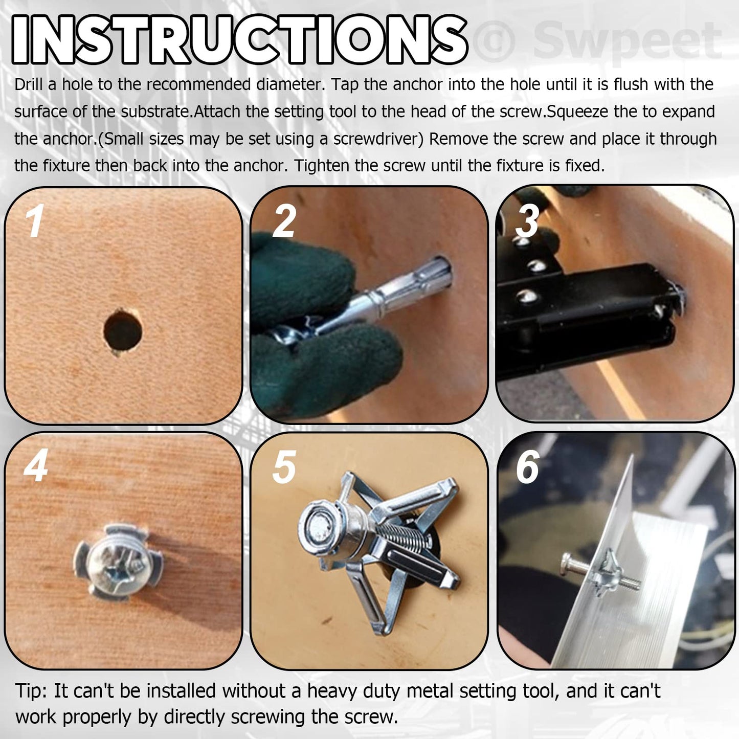 🔥Expansion Screw Petal Nut