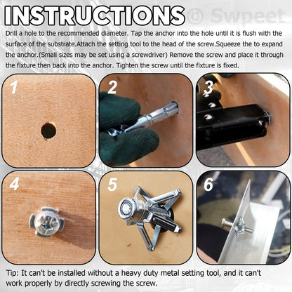 🔥Expansion Screw Petal Nut