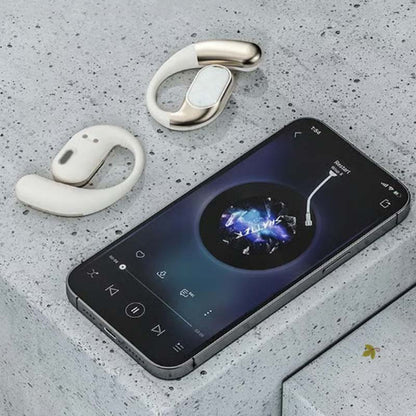 🎧 50% OFF NOW! ⚡ Wireless Open-Ear Earbuds – Lightweight, Clear Sound & Safe for Outdoor Use 🏃‍♂️✨