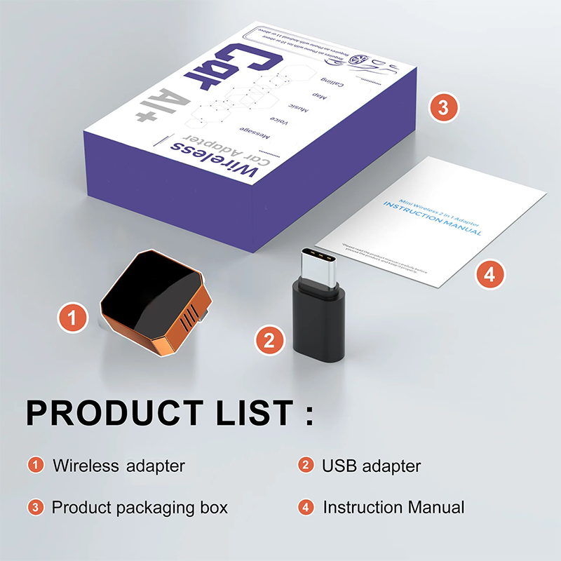 Smart Auto-Upgrade: Wireless Adapter for Seamless CarPlay & Android Auto – Plug & Drive! 📲✨🚀