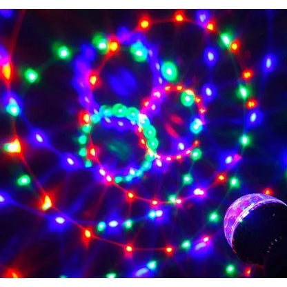 🌈✨ Colorful Rotating Party Light – Auto-Spinning Disco Light