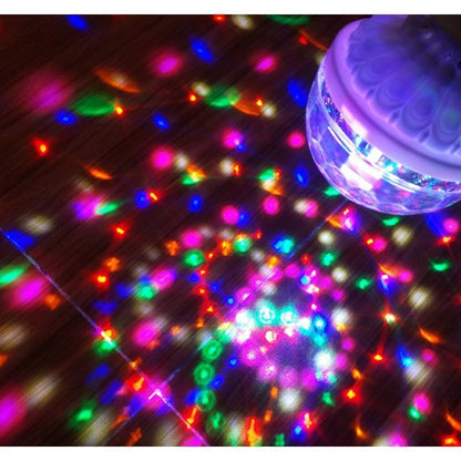 🌈✨ Colorful Rotating Party Light – Auto-Spinning Disco Light