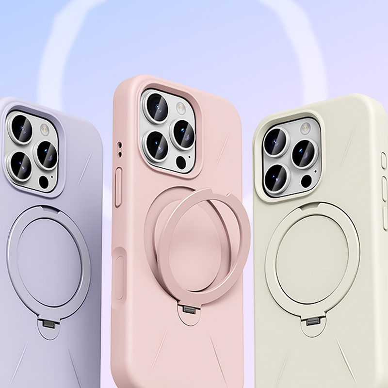 Rotating Ring Magnetic Silicone Case
