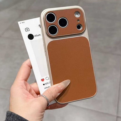 Premium Leather-Textured Shockproof Phone Case