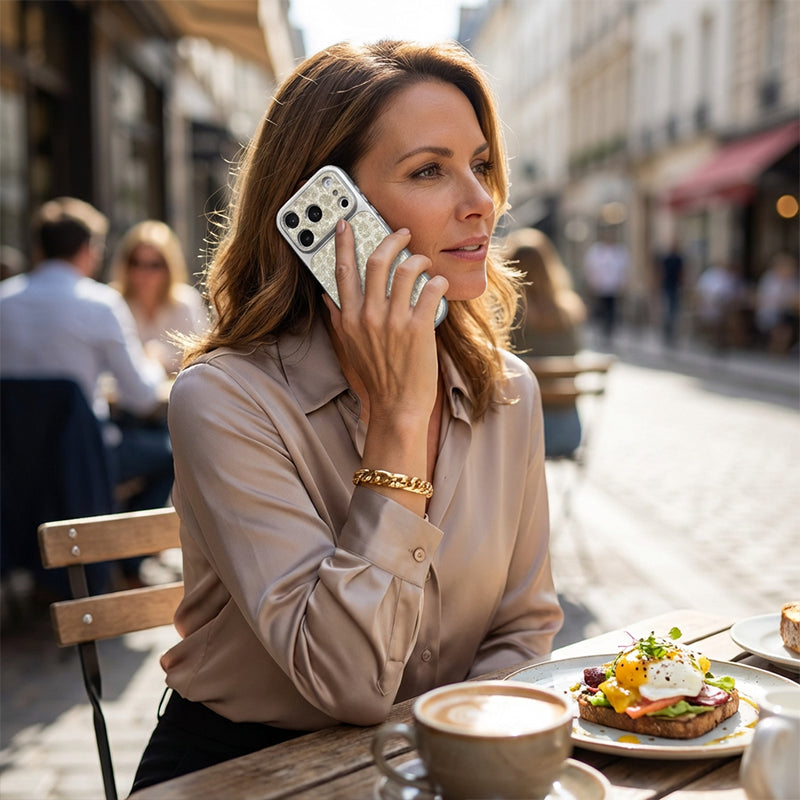 Frosted Leopard Print Shockproof Phone Case