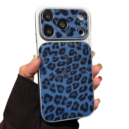 Frosted Leopard Print Shockproof Phone Case