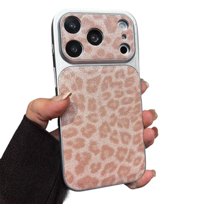 Frosted Leopard Print Shockproof Phone Case