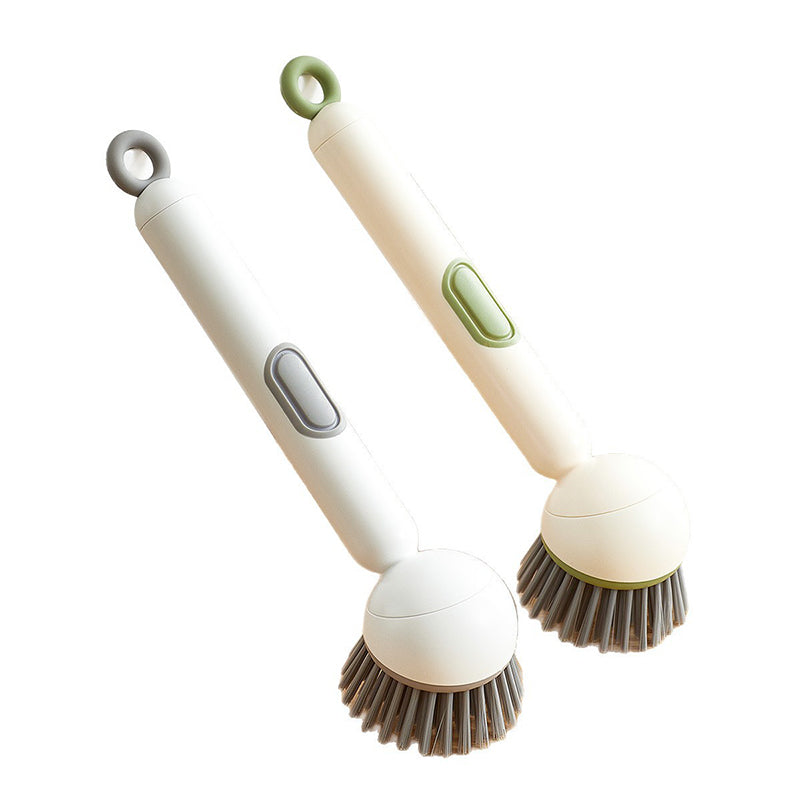 🍳 50% OFF! 🧽 Rotating Cleaning Brush with Long Handle – Thorough, Back-Friendly & For Pots/Dishes 💦