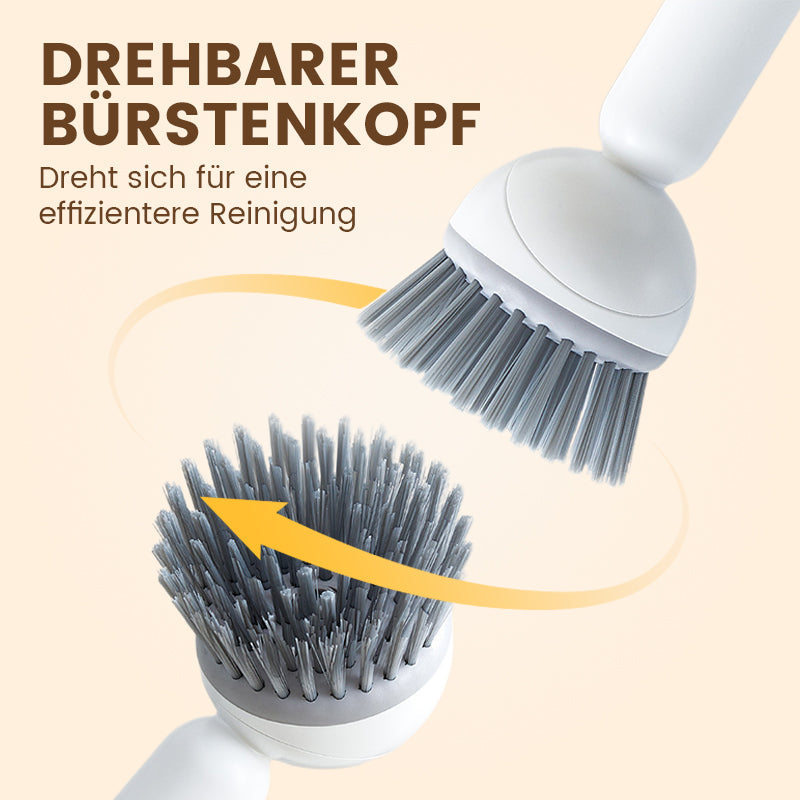 🍳 50% OFF! 🧽 Rotating Cleaning Brush with Long Handle – Thorough, Back-Friendly & For Pots/Dishes 💦