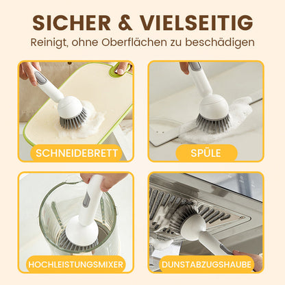 🍳 50% OFF! 🧽 Rotating Cleaning Brush with Long Handle – Thorough, Back-Friendly & For Pots/Dishes 💦