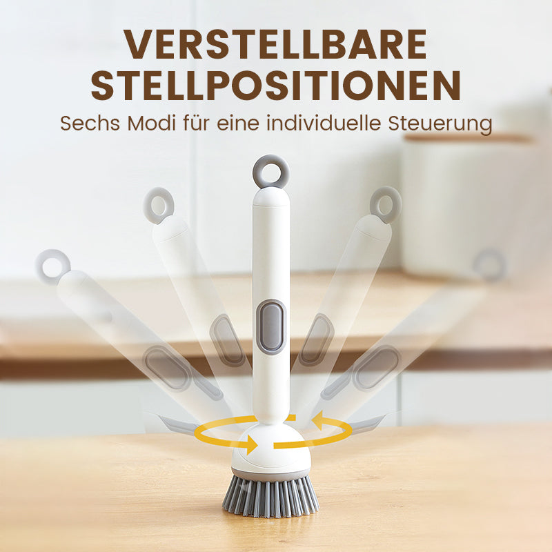 🍳 50% OFF! 🧽 Rotating Cleaning Brush with Long Handle – Thorough, Back-Friendly & For Pots/Dishes 💦