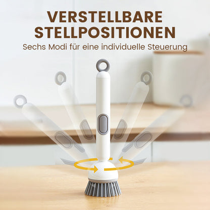 🍳 50% OFF! 🧽 Rotating Cleaning Brush with Long Handle – Thorough, Back-Friendly & For Pots/Dishes 💦
