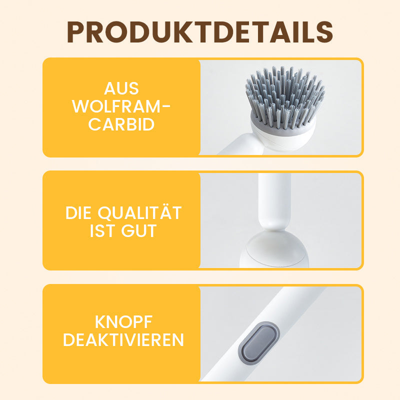 🍳 50% OFF! 🧽 Rotating Cleaning Brush with Long Handle – Thorough, Back-Friendly & For Pots/Dishes 💦