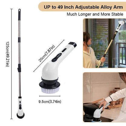 ⏳🔥LIMITED-TIME 50% OFF! ⏰Multifunctional Electric Brush – Goodbye Stubborn Stains 🧼