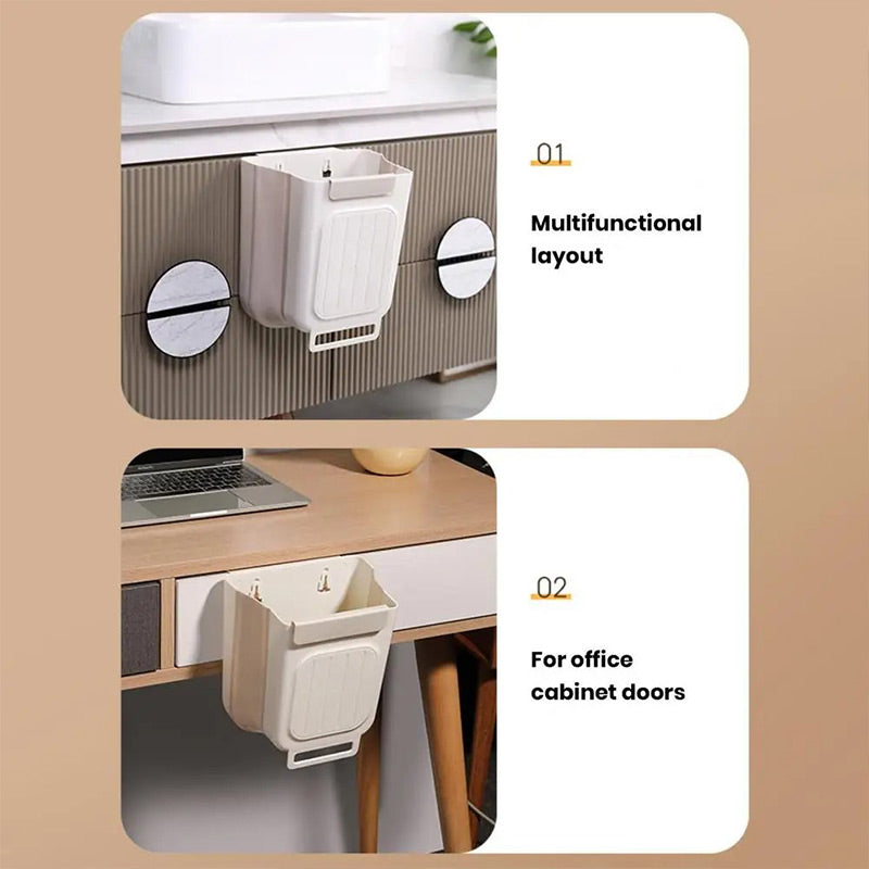 🗑️ LIMITED-TIME 50% OFF! 💫 Multi-Purpose Hanging Trash Can – Collapsible, Space-Saving, 6L/11L 🏠