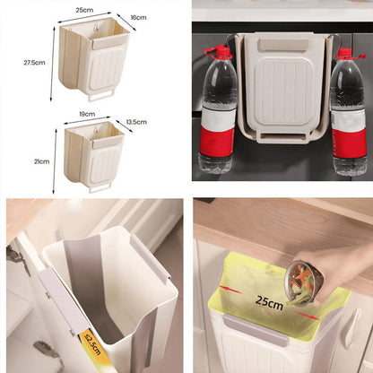 🗑️ LIMITED-TIME 50% OFF! 💫 Multi-Purpose Hanging Trash Can – Collapsible, Space-Saving, 6L/11L 🏠