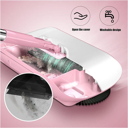 🧹LIMITED TIME 50% OFF! Manual Hands-Free Sweeper Broom, 3-in-1 Sweep Suction Mop Cleaner with Strong Suction Streak-Free Floor Cleaning for Pet Hair Dust Debris