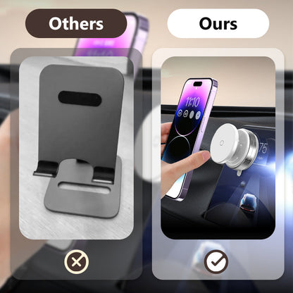 360° Rotating Vacuum Suction Phone Holder