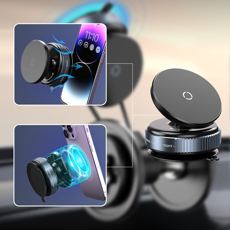 360° Rotating Vacuum Suction Phone Holder