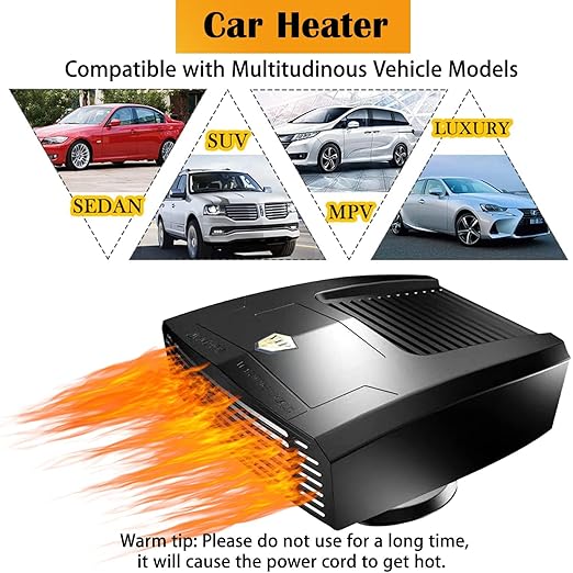 🔥2-in-1 Portable Car Heater and Windshield Defroster