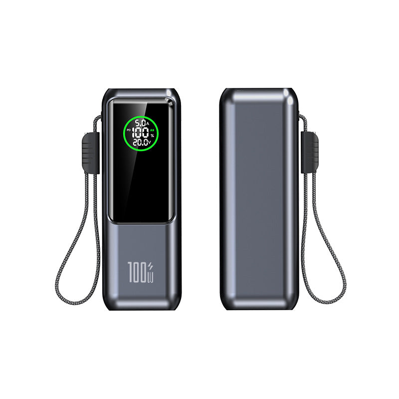 ⚡Laptop Power Bank, 20,000mAh Portable Charger with Triple 100W USB-C Ports for Multi-Device Charging