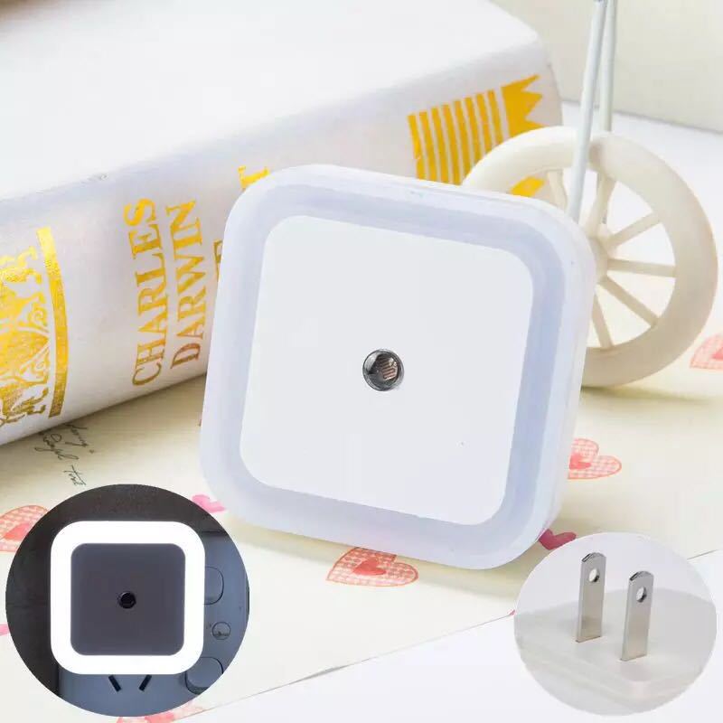 Night Light, Plug in Night Light, Dusk to Dawn Nightlight Led Night Lights for Bedroom, Bathroom, Hallway Warm White Home Lighting