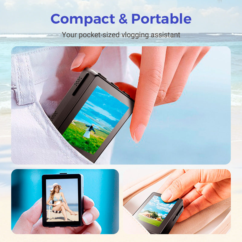Portable Wireless Rearview Camera and Selfie Monitor Screen