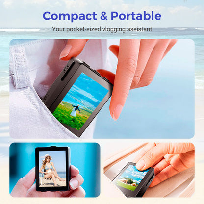 Portable Wireless Rearview Camera and Selfie Monitor Screen
