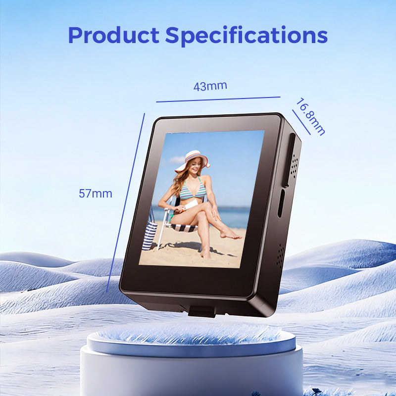Portable Wireless Rearview Camera and Selfie Monitor Screen