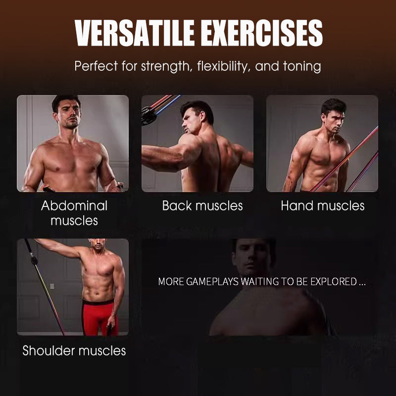 💪 2026 Sale — Over 29,000 Sold!🏋️13PCS Resistance Band Set With Handle – Home Fitness Kit ✨