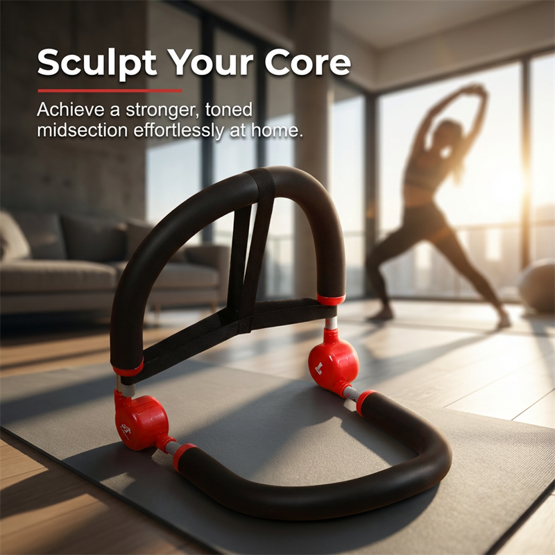 💪LIMITED-TIME 50% OFF! 🛡️Core & Sit‑Up Exercise Machine – Assisted rebound protects your back, thick foam padding supports neck & spine. 🏠✨