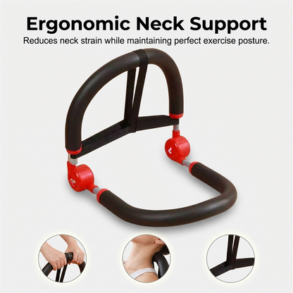💪LIMITED-TIME 50% OFF! 🛡️Core & Sit‑Up Exercise Machine – Assisted rebound protects your back, thick foam padding supports neck & spine. 🏠✨