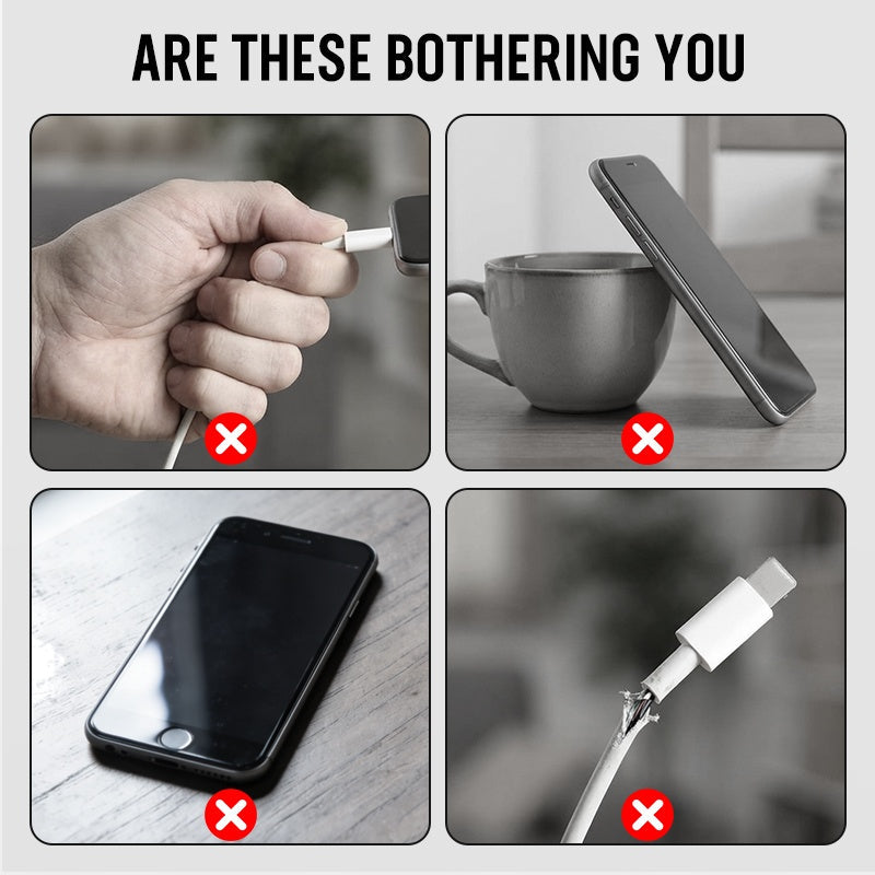 ⚡ CUSTOMER FAVOURIT⏳50% OFF!🔥2-in-1 Fast Charging Cable with Mobile Phone Stand