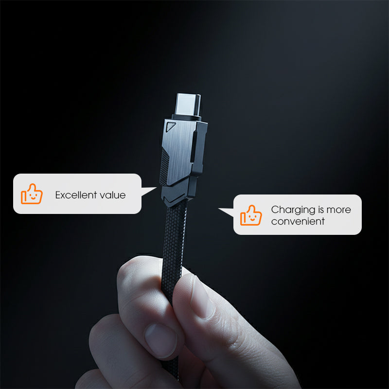 ⚡ CUSTOMER FAVOURIT⏳50% OFF!🔥2-in-1 Fast Charging Cable with Mobile Phone Stand
