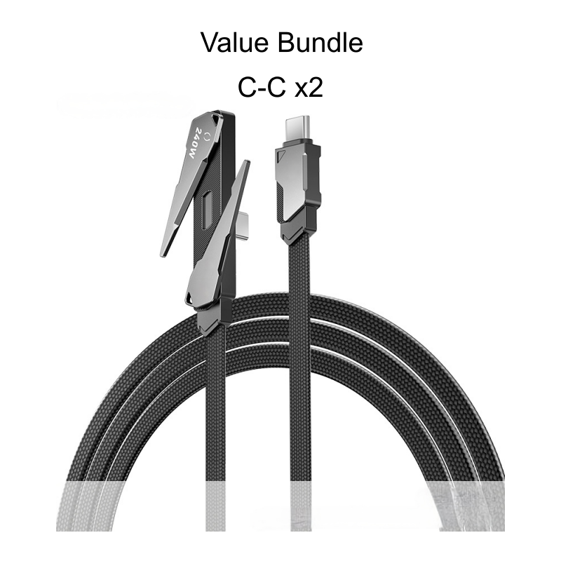 ⚡ CUSTOMER FAVOURIT⏳50% OFF!🔥2-in-1 Fast Charging Cable with Mobile Phone Stand