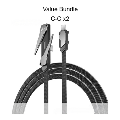 ⚡ CUSTOMER FAVOURIT⏳50% OFF!🔥2-in-1 Fast Charging Cable with Mobile Phone Stand