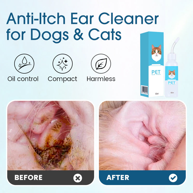 🐶 Ear cleaner | Relieves itching in dogs & cats