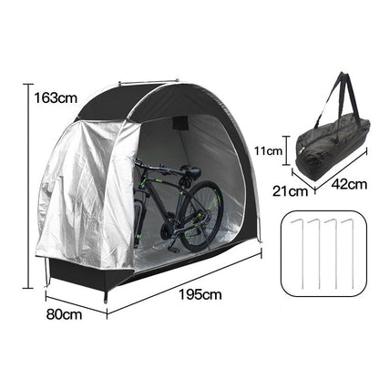🥳2026 HOT SALE🥳💞50K+ SOLD!⛺☔ 50% OFF! Outdoor Bike Storage Tent – Waterproof & UV‑protected Oxford fabric. Holds 2 adult bikes or a lawnmower – keep your gear safe all year! 🚲✨