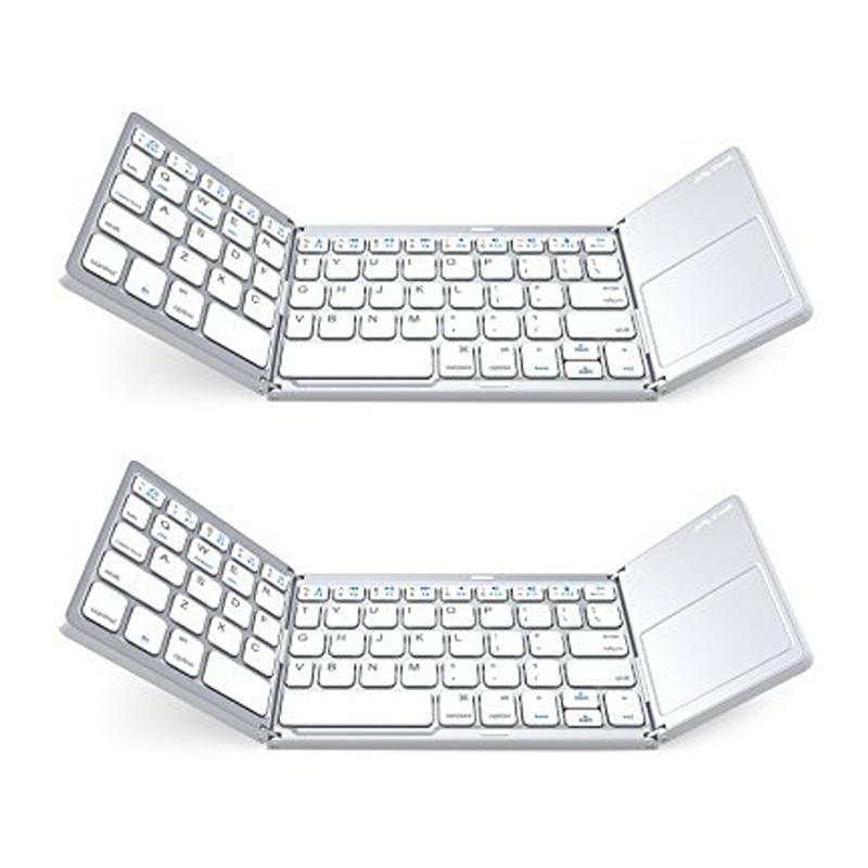 Foldable Bluetooth Keyboard with Touchpad