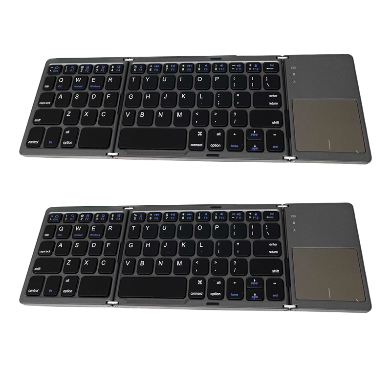 Foldable Bluetooth Keyboard with Touchpad