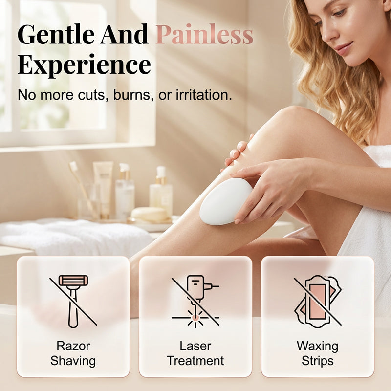 Ergonomic Hair Removal Tool with Protective Cover