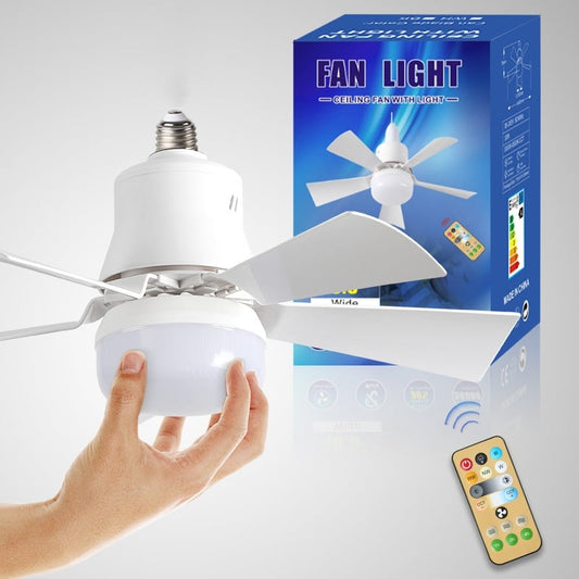 🔥sale 60%OFF-🎁2-IN-1 PORTABLE CEILING FAN & LIGHT with Remote Control
