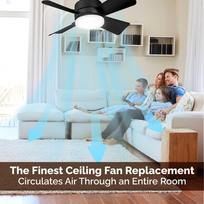🔥sale 60%OFF-🎁2-IN-1 PORTABLE CEILING FAN & LIGHT with Remote Control