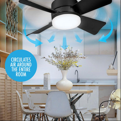 🔥sale 60%OFF-🎁2-IN-1 PORTABLE CEILING FAN & LIGHT with Remote Control