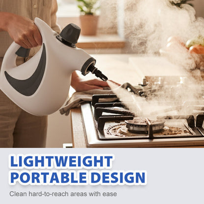 1050W High-Pressure Steam Cleaner with 9 Attachments