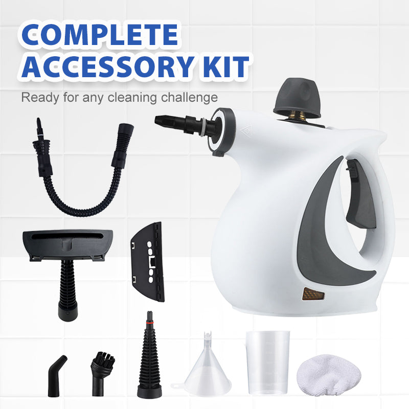 1050W High-Pressure Steam Cleaner with 9 Attachments