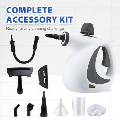 1050W High-Pressure Steam Cleaner with 9 Attachments