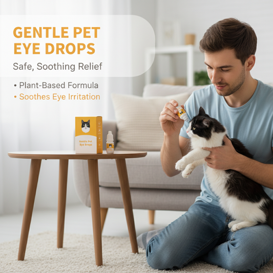 🏆 2026 Sale — Over 22,100 Sold!✨ Gentle Pet Eye Drops for Dogs & Cats 👁️