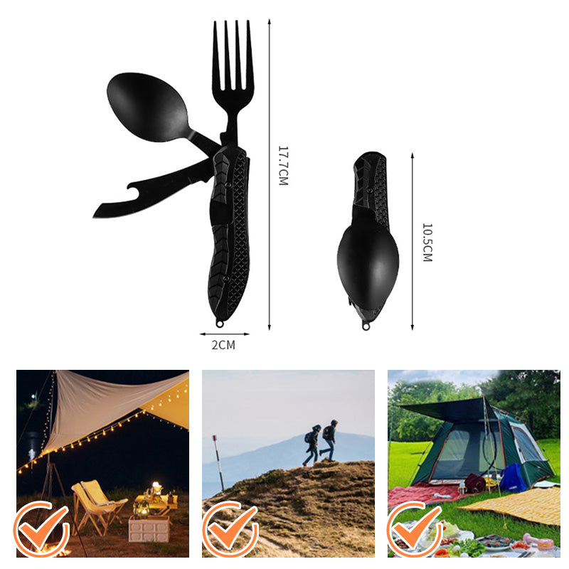 🔥50% OFF!!🔥4-In-1 Outdoor Folding Multifunctional Tableware
